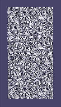 Floral 44 - stencil - 25 x 16 cm