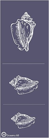 Oceano 65 -stencil 16 x 13 cm