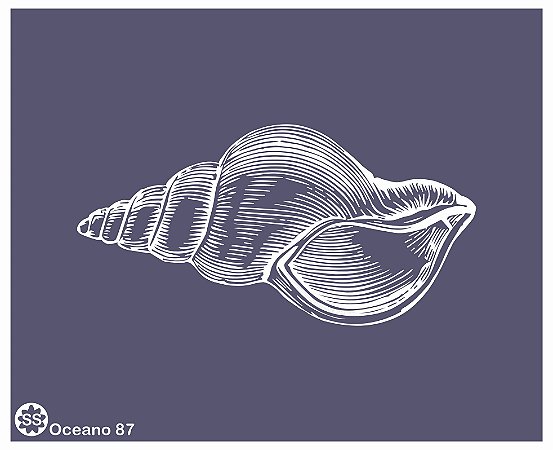 Oceano 87 - stencil 16 x 13 cm