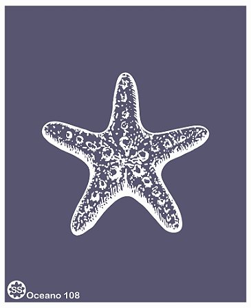 Oceano OC108 - stencil 16 x 13 cm