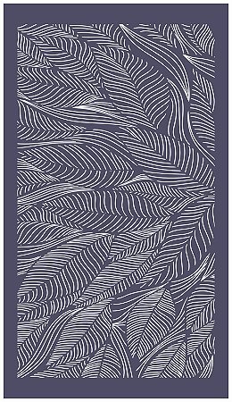 Floral 52 - stencil 25 x 16 cm