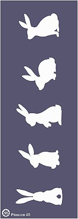 Páscoa 23 - stencil 28 x 10 cm
