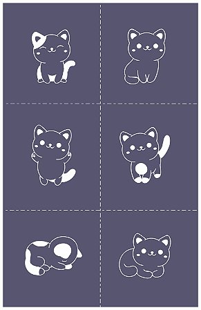 Pet 11 - stencil 25 x 16 cm