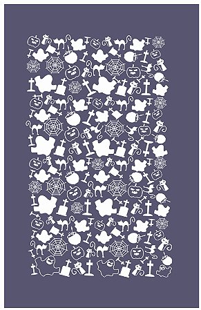Halloween 02 - stencil 25 x 16 cm