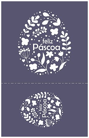 Páscoa 49 - stencil 25 x 16 cm