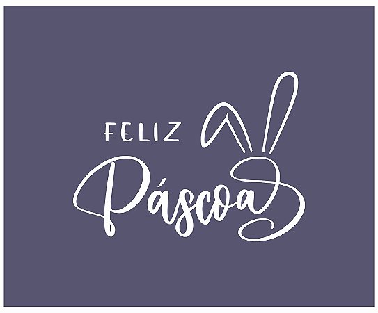 Páscoa 52 - stencil 16 x 13 cm