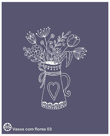 Vasos com flores 03
