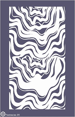 Fantasias 20 - stencil 25 x 16 cm