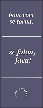 Stencil frases e logotipo - Giulia