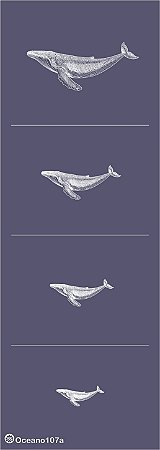 Oceano 107a - stencil 28 x 10 cm