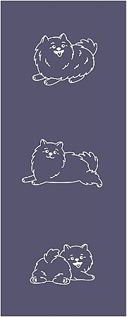 Pet 23a - stencil 28 x 10 cm