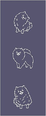Pet 23 b - stencil 28 x 10 cm