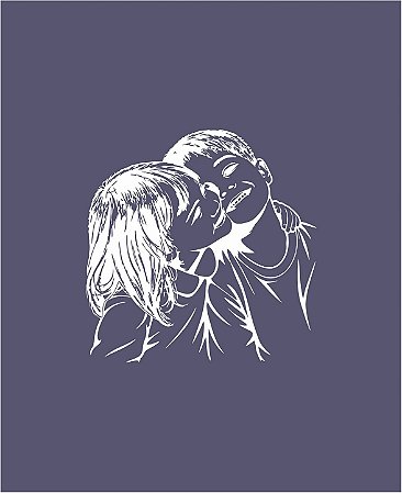 Stencil irmãos - 16 x 13 cm - Maria Paula R Nascimento