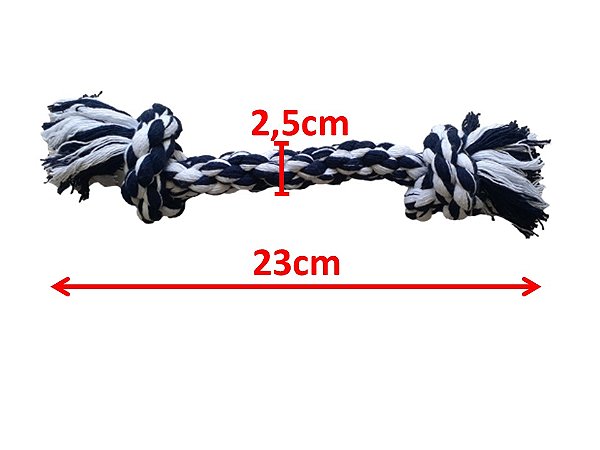 Brinquedo Mordedor Dental Bone Pet Corda GG Para Cães