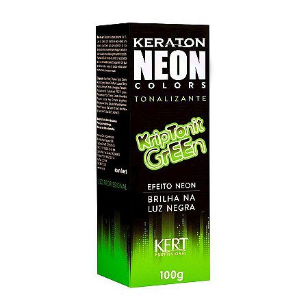 Tonalizante Keraton Neon Colors Kriptonit Green 100g