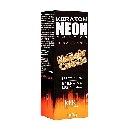Tonalizante Keraton Neon Colors Nuclear Orange 100g