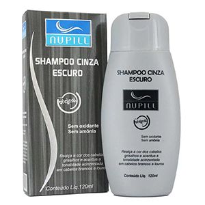 Shampoo Cinza Escuro 120ml Nupill