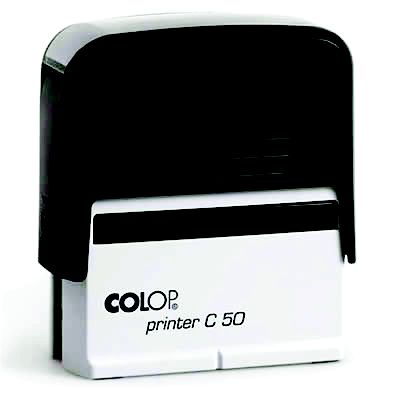 Carimbo automáticopersonalizado print50 marca colop impressão 70X30 mm