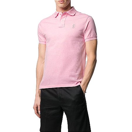 Camisa Polo Rosa Piquet Duplo Jon Cotre