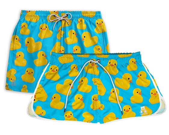 short de banho praia feminino