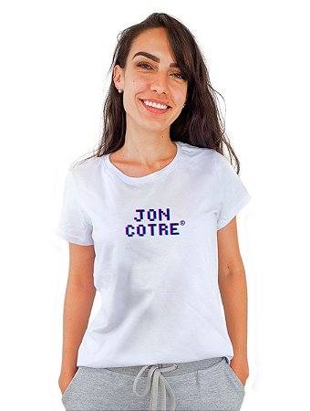 Camiseta Baby Look Pixel - Jon Cotre