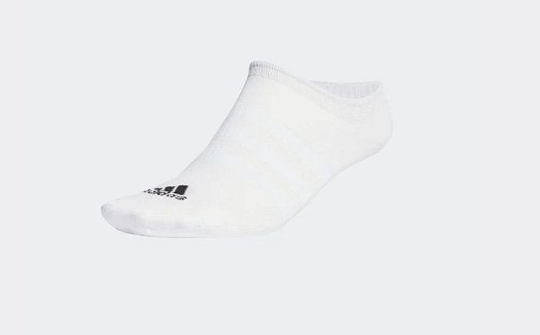 Meia Adidas Sportswear Light Low Cut 3 pares Branco