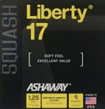 Set de corda Ashaway Liberty 17 1.25mm Branca (9 metros)