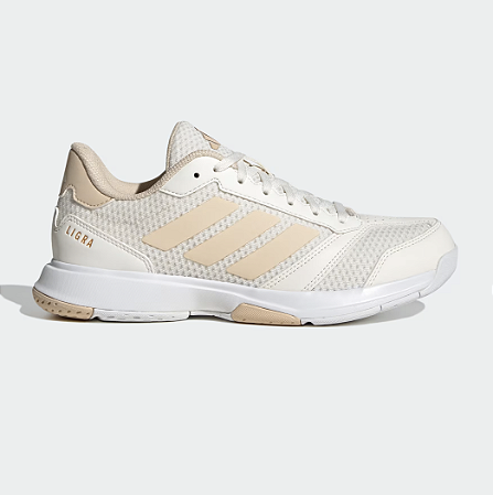 Tênis Adidas Ligra 8 Off White Crystal Sand Feminino