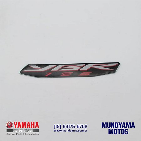 Emblema 1 (YBR 125) Preto (YB) (11) -  YBR FACTOR 125 (2009) (Original Yamaha)