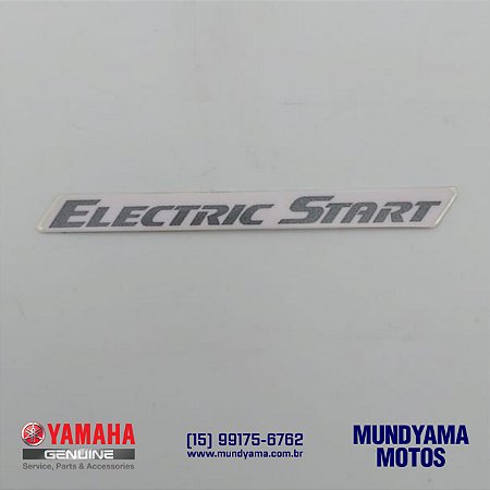 Emblema Eletric Start (14) - TTR 125 (Partida Elétrica) (Original Yamaha)