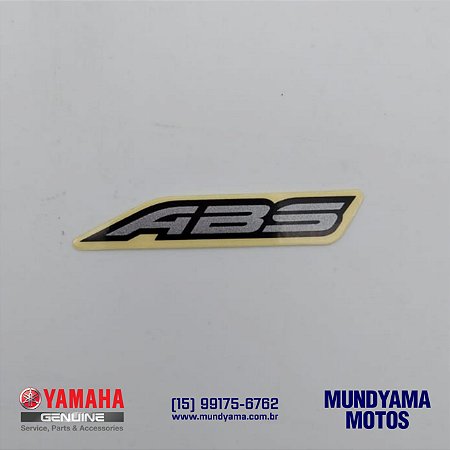 Emblema ABS (2)  - XTZ 150 CROSSER / R3 / MT03 / NMAX / MT09 / FAZER 250 / XMAX (Original Yamaha)