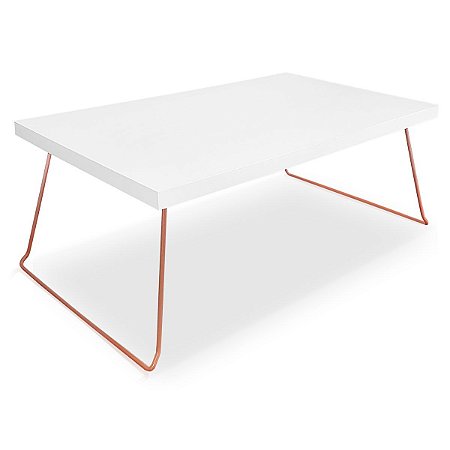 Mesa de Centro Berlim - Cobre/ Branco