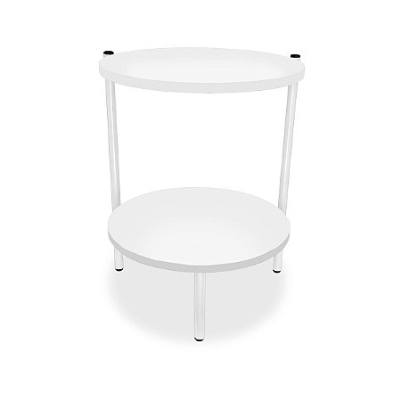 Mesa de Canto Nairóbi - Branco/Branco