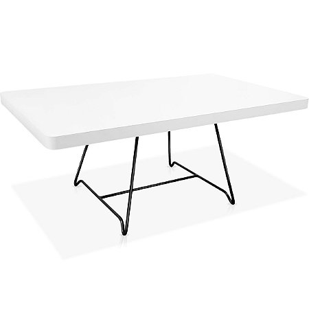 Mesa de Centro Amsterdã - Preto/ Branco