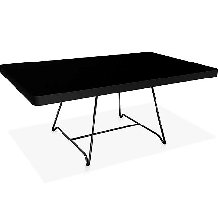 Mesa de Centro Amsterdã - Preto/ Preto