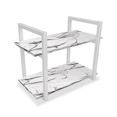 Prateleira Milazzo - Branco/Vulcano