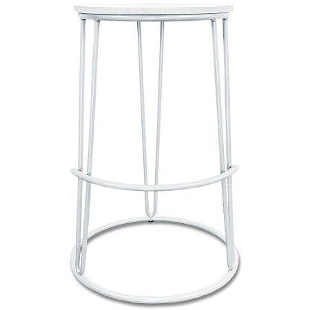 Banco Médio Dinamarca - Branco/Branco