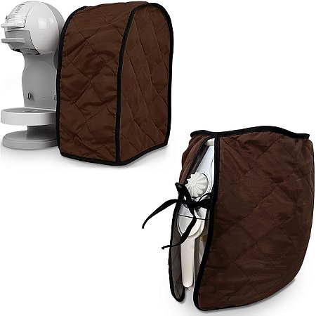 Kit Capa Air Fryer + Capa Cafeteira Dolce Gusto - Tabaco