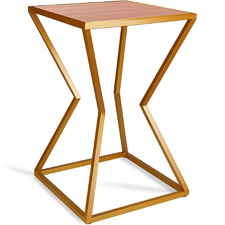 Mesa de Canto Austria - Dourado/Jade
