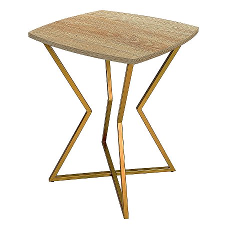 Mesa de Canto Austria - Dourado/Jade