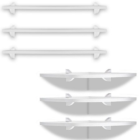 Kit 3 Prateleiras Ávila 60x15 + 3 Prateleiras Quinte