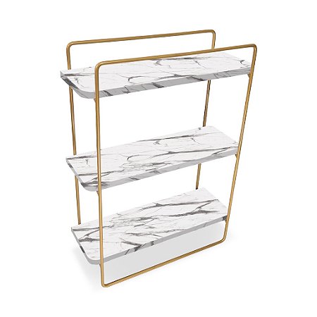 Prateleira Corsari - Dourado/Vulcano