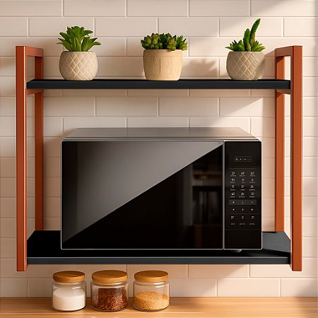Suporte de Micro-ondas Forno Nicho Multiuso Prateleira Spen