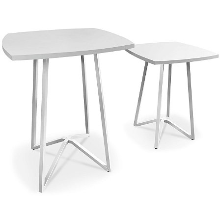 Conjunto Mesa De Canto Eltz