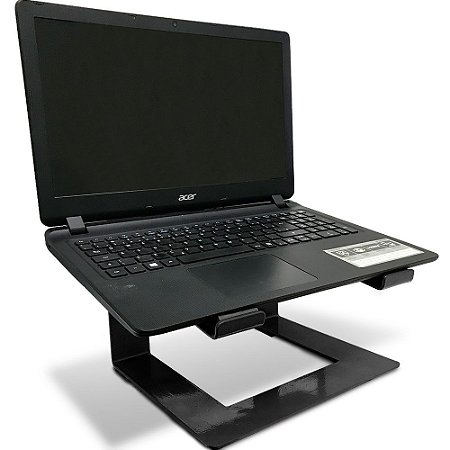 Suporte para Notebook Laptop Stand Dj em Aço Macbook - Preto