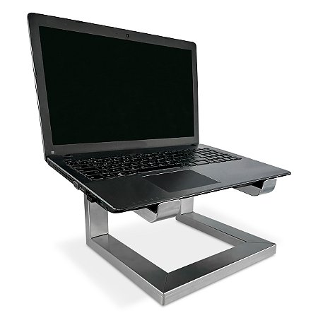 Suporte para Notebook Laptop Stand Dj em Aço Macbook - Prata