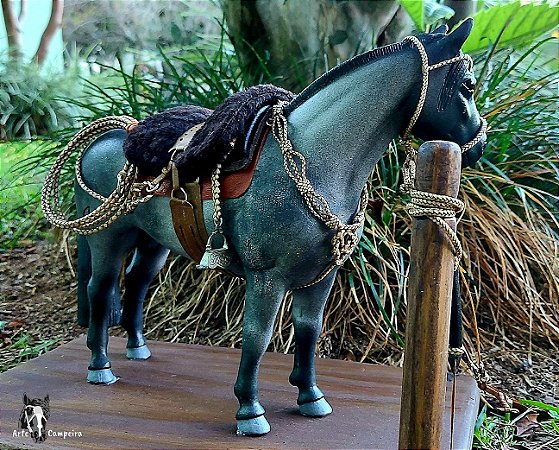 Cavalo Crioulo Mouro.