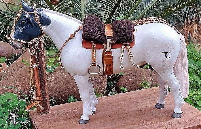 Cavalo Tobiano Réplica.
