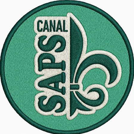 Distintivo Oficial Canal Saps Semi Bordado