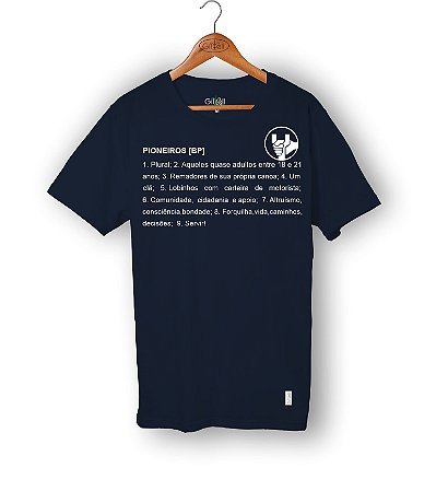 Camiseta Definição de Pioneiros